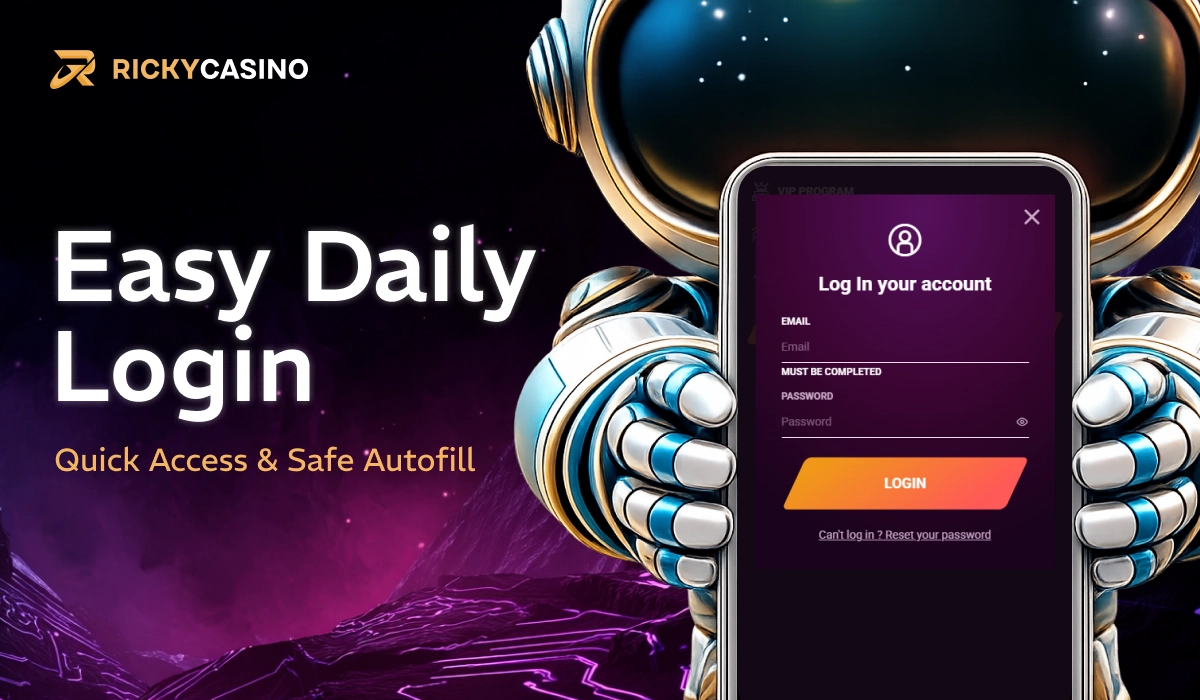 Ricky Casino easy daily login with quick and safe access